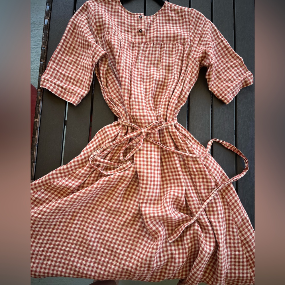 Pyne & Smith no. 35 | Maxi Length | Voltaire Check | Sz XS - Picture 6 of 9